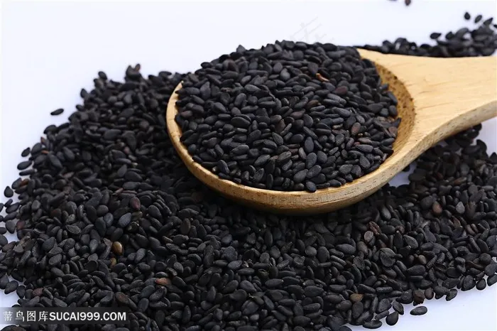 素食黑米图片