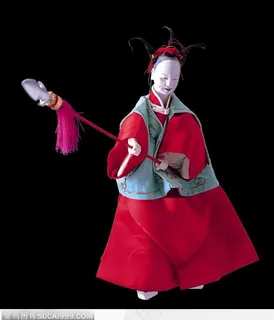 传统文化-拿长矛的儿童 传统文化-拿长矛的儿童