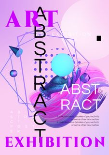 新创意人工智能AI区块链大数据论坛城市科技展板海报PSD素材模板