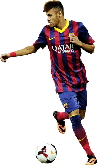 足球运动员踢球射门免抠