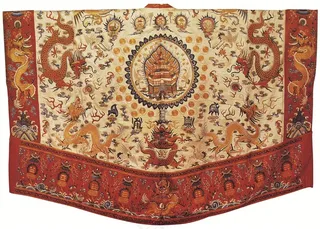 服装样式和花纹图案龙袍图片素材