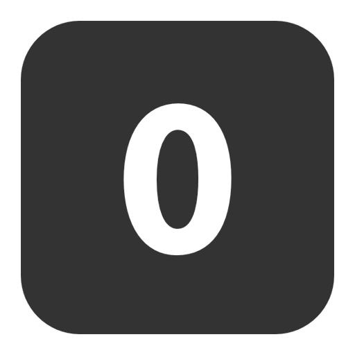 数字 0 PNG免抠(512x512)