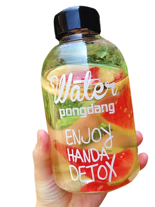 免抠水果茶，色彩，方便，美味，海报