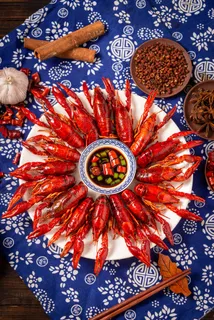 麻辣小龙虾摄影图