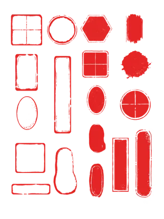 红色印章免扣素材