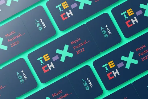 门票高端VI样机Psd模板