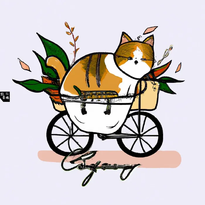 宠物猫 彩色 手绘 插图背景psd模版下载