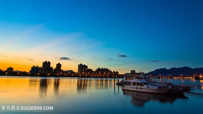 黄昏海景房壁纸