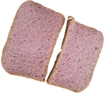 紫米面包紫薯三明治免抠元素实物摄影素材