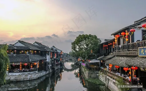 江南水乡古建筑古镇徽州建筑 江南水乡古建筑古镇徽州建筑