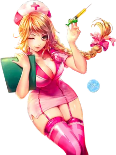 护士女孩素材卡通