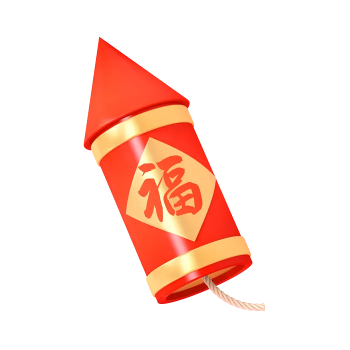新年元素素材红色喜庆新春兔年