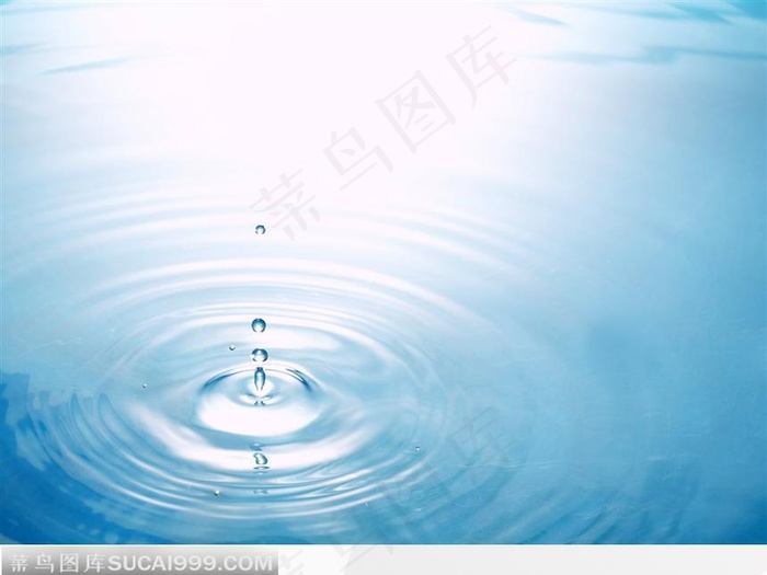 浅蓝色水滴