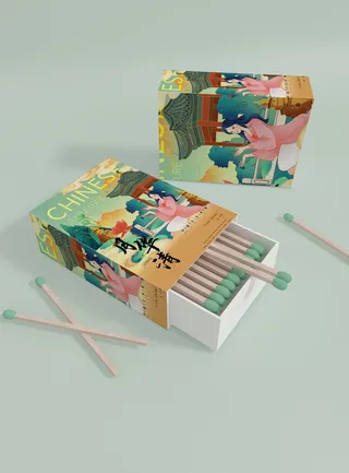 中国风国潮新春春节包装样机模板