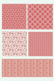 欧式矢量花纹背景