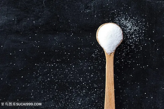 一勺白糖甜品特写高清图