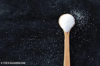 一勺白糖甜品特写高清图