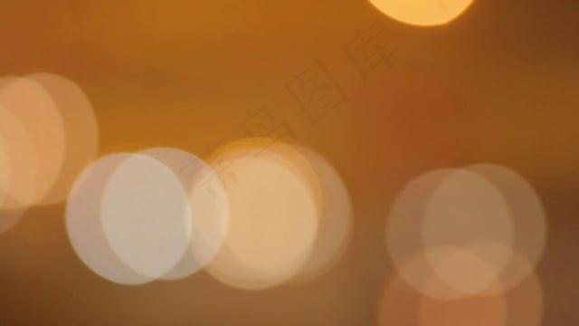 灯, 散景, 黄色, 橙色的, 模糊, 背景, 失焦, 颜色