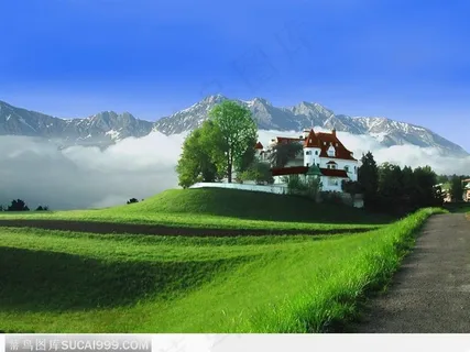 雪山下的农庄 雪山下的农庄