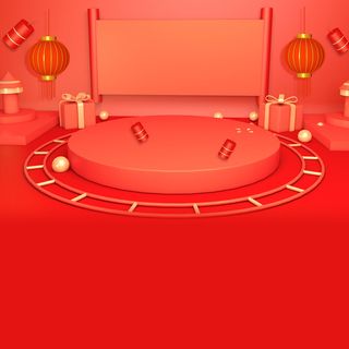 立体C4D场景电商首页主图直通车促销banner海报背景PSD素材