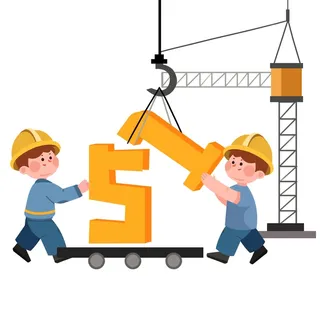 五一劳动节创意插画元素