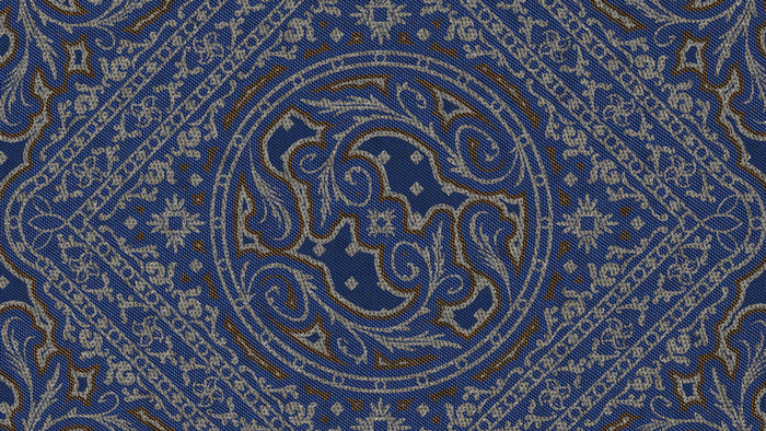 蓝色复古花色布料纹理