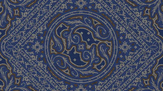 蓝色复古花色布料纹理