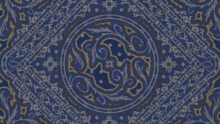 蓝色复古花色布料纹理