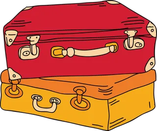 手提箱卡通
