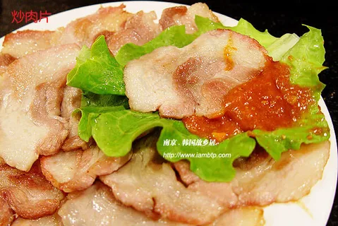 炒肉片美食元素菜品 炒肉片美食元素菜品