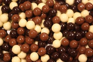 自制圆形巧克力图片