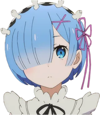 蕾姆素材卡通人物简笔