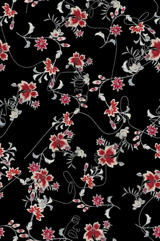 花型-四方连续-植物花型 (1)