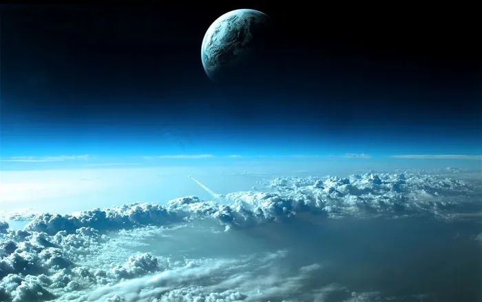 浩瀚无垠的太空图