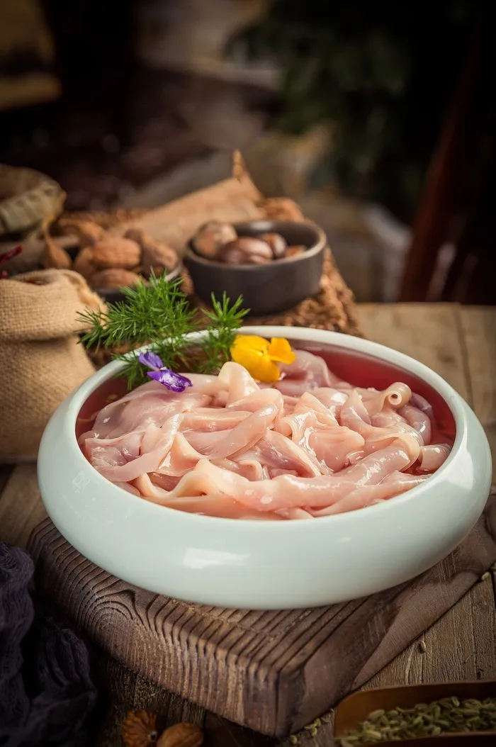 火锅菜品配菜鸭肠鹅肠鸡肠