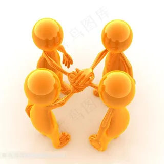 团队小组合作图片