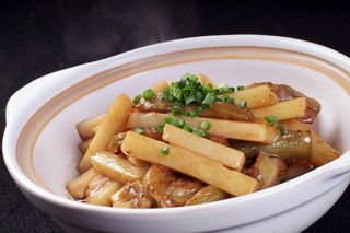 石锅煲类火锅川菜特色菜砂锅茄子煲