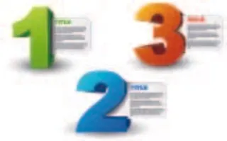 免抠彩色标签设计