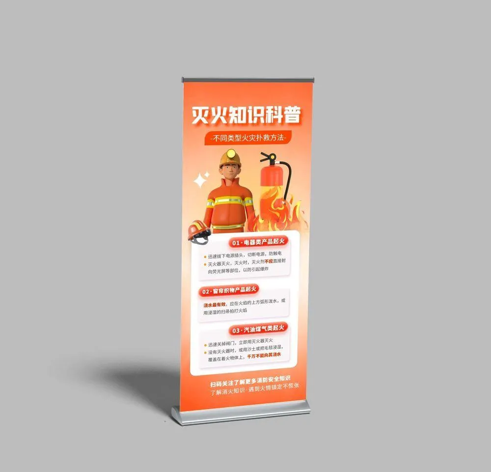 易拉宝展架设计cdr矢量模版下载