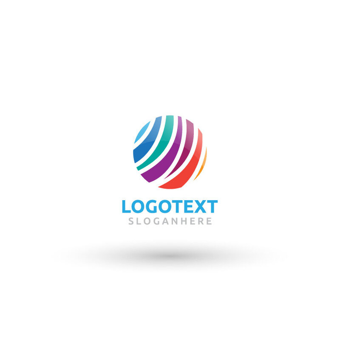 图标标识标志立体几何图形企业商标VI品牌LOGO设计模板AI矢量素材ai矢量模版下载