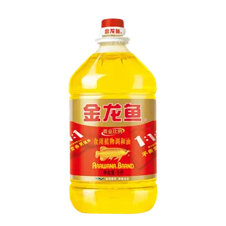 金龙鱼调和油5升 (4)超市商品白底图免抠实物摄影png格式图片透明底