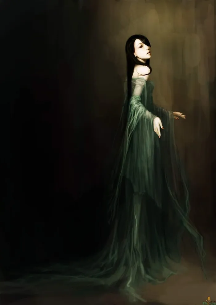 幽怨女鬼原画