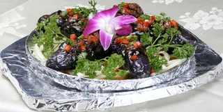 33 铁板烧汁茄子 桥东大酒店