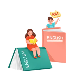 创意暑期英语培训班_元素