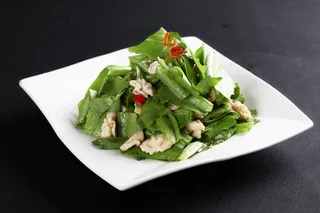 L00948油麦菜拌鲜桃仁 (1)