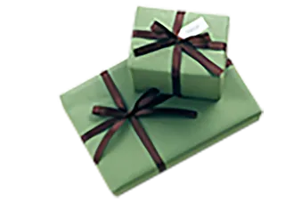 礼包礼盒绿色