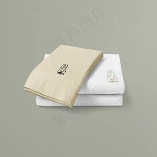 高端民宿酒店品牌VI智能贴图样机PSD设计模板