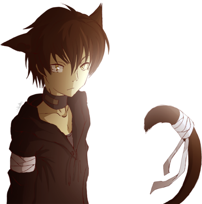 猫咪男孩素材卡通人物