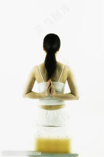 美容保健-站立的美女