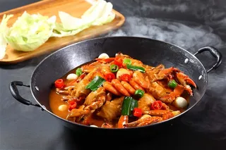 虾蟹红烧走地鸡